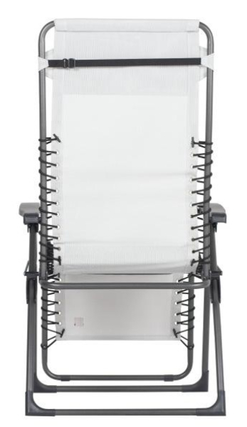 FIAM® Relaxliege MOVIDA 129TX / Weiss Grau